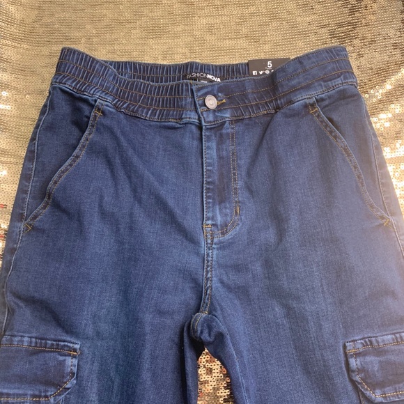 Fashion Nova good girl gone bad cargo jeans NWT 5 - Picture 5 of 7